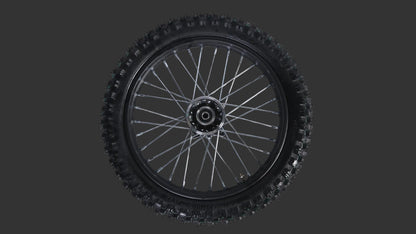 XE100 14"  Off-Road Front Wheel (Rim + Inner &amp; Outer Tire)