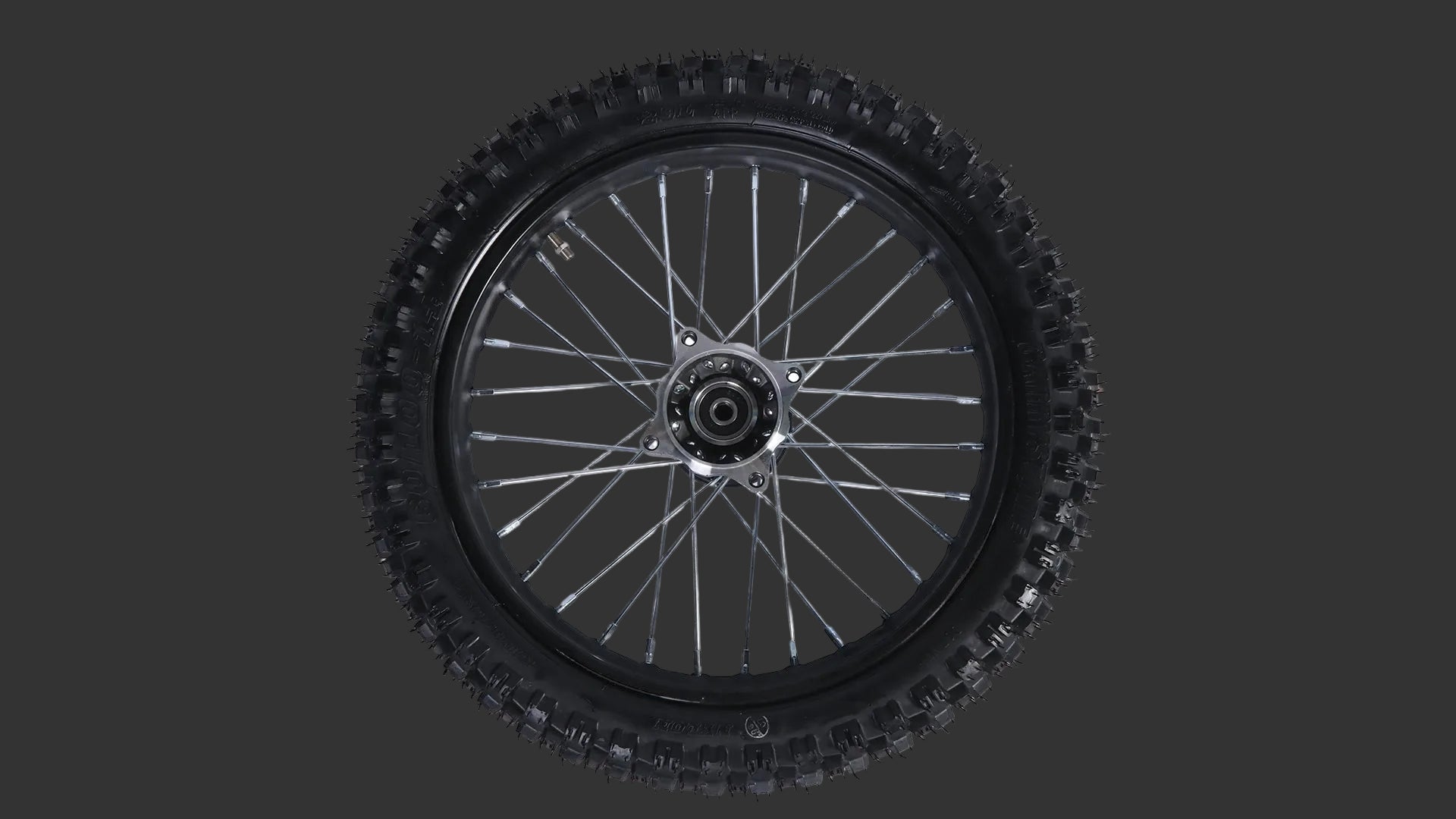 XE100 14"  Off-Road Front Wheel (Rim + Inner &amp; Outer Tire)