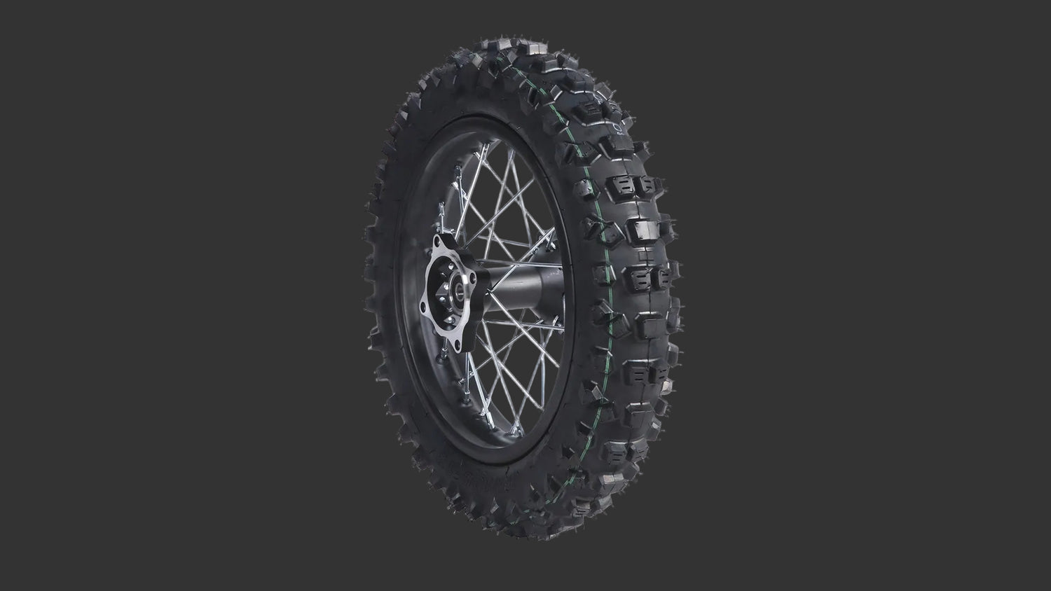 XE100 12" Off-Road Rear Wheel (Rim + Inner &amp; Outer Tire)