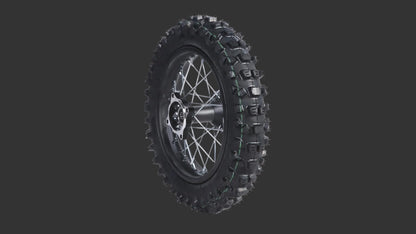 XE100 12" Off-Road Rear Wheel (Rim + Inner &amp; Outer Tire)